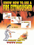 Fire Safety Extinguishers Poster